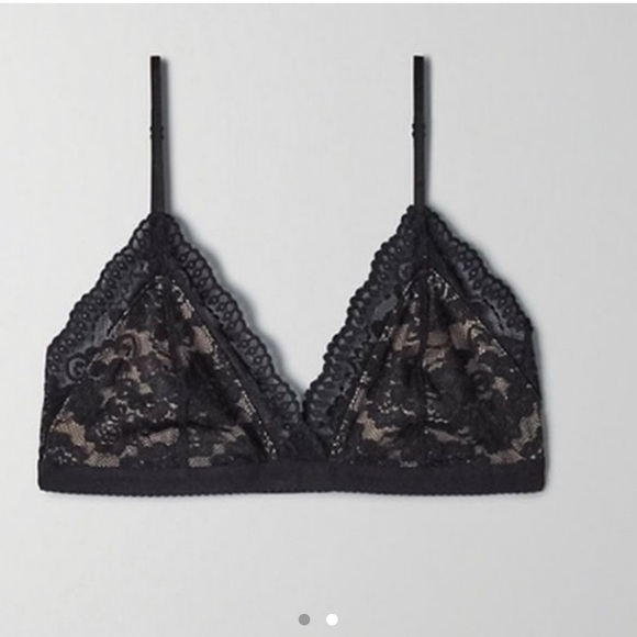 Aritzia Tatula MONTGOMERY Bralette in black lace - Picture 2 of 2